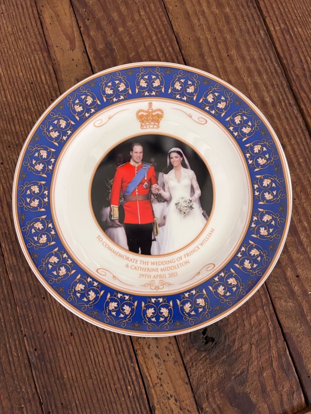 Heritage Commemorative William and Kate Wedding Plate